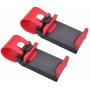 Mobile Phone Holder Mount Clip Buckle Socket Hands Free on Car Steering Wheel for iPhone Samsung Galaxy, PDA and Smart Cellphones (2Pcs)