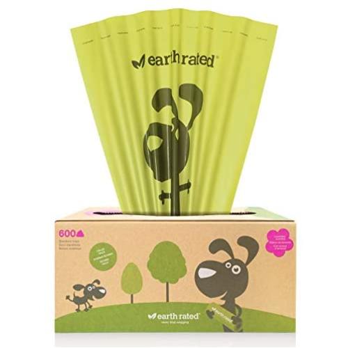 Earth Rated Dog Poop Bags, Dog Waste Bags on a Large Single Roll, Grab and Go, Guaranteed Leak-Proof, Great for Backyard Pickups, Each Poop Bag Measures 8 x 13 Inches