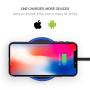 SADES Q20 Wireless Charger，Charging Pad for iPhone X / 8/8 Plus/Galaxy S8 / S8 Plus/Note 8 and All Support for wireless charging mobile phone