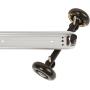 Movo SGTD-60S 23" Linear Track Slider, Table Dolly Combo Video Rig with Skate Wheels, Retractable Legs and Carrying Case (Silver)