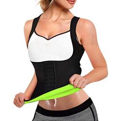 Rolewpy Women Waist Trainer Corset Weight Loss Slimming Neoprene Sauna Sweat Vest Workout Body Shaper Tank Top