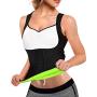 Rolewpy Women Waist Trainer Corset Weight Loss Slimming Neoprene Sauna Sweat Vest Workout Body Shaper Tank Top
