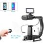 Handheld Stabilizer & Video Led Lights & Remote Control Skateboard for DJI OSMO iPhone 11 X 8 7, Sevenoak Handle Grip & Built-in Stereo Mic for Smartphone GoPro Sony Alpha RX0 DSLR Camera Camcorder
