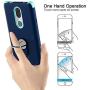 Coolpad Legacy Case, lovpec Ring Magnetic Holder Kickstand Phone Cover Case for Coolpad Legacy 2019 (Navy)