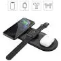 Fast Wireless Charger, UUTO 3 in 1 Wireless Charging Pad for iPhone SE 2020/11/11 Pro/11 Pro Max/X/XS/XR/Xs Max/8/8 Plus, Galaxy S20/Note 10/S10/S9, AirPods 2/Pro(No QC 3.0 Adapter)