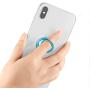 Glitter Bling Bling Phone Ring Holder,Sparkle Phone Ring Kickstand, Cell Phone Finger Ring Grip for Almost All Phones,Pad(Blue)
