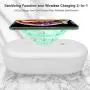 UVC Cell Phone Cleaner Box with Wireless Charger for All Smart Phones/Makeup Tools//Jewelry/Watches/Key,Fast & Effective Box UVC Cell Phone Cleaner Box with Wireless Charger for All Smart Phones/Makeup Tools//Jewelry/Watches/Key,Fast & Effective Box