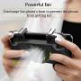 NOLOGO LMCS 4 in 1 Cooling Fan Radiator Charging Handle Gamepad Joystick Holder Gaming Controller Power Bank for Mobile Phone for PUBG (Color : Black)