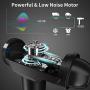 Muscle Massage Gun, Portable Percussion Massager Gun 20 Speeds Handheld Body Muscle Massager, Professional Deep Tissue Massage Gun Lrgiral Le6 Electric Massage Gun for Athletes with 6 Massage Heads