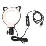 Qiilu LED Dimmable Right Fill Light, 3000-6000K Floor Lamp for Selfie Live Stream Makeup Qiilu LED Dimmable Right Fill Light, 3000-6000K Floor Lamp for Selfie Live Stream Makeup