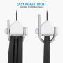[Pro Version] KIWI design VR Cable Management, 6 Packs Retractable Ceiling Pulley System for HTC Vive/HTC Vive Pro/Oculus Rift S/PS VR/Microsoft MR/Samsung Odyssey VR Accessories (White)
