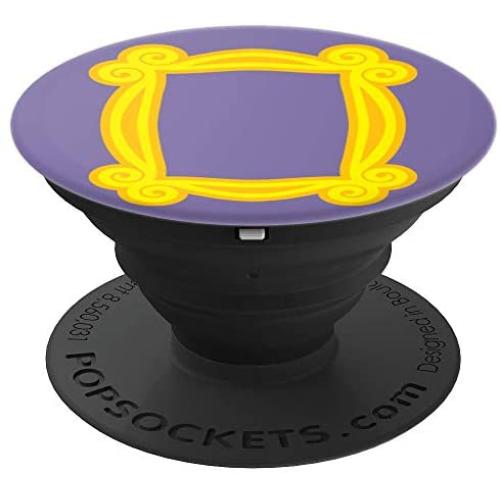 Yellow Frame Peephole PopSockets Grip and Stand for Phones and Tablets