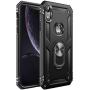 iPhone XR Case [ Military Grade ] 15ft. Drop Tested Protective Case | Kickstand | Wireless Charging | Compatible with Apple iPhone XR- Black