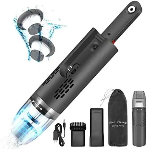 KITHELP Cordless Car Vacuum Hand-held Vacuum Cleaners USB Charging-Pet Hair Vacuums Powerful Suction Wet/Dry Lightweight Vac for Car Home Carpet Cleaning KITHELP Cordless Car Vacuum Hand-held Vacuum Cleaners USB Charging-Pet Hair Vacuums Powerful Suction Wet/Dry Lightweight Vac for Car Home Carpet Cleaning