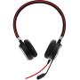 Jabra Evolve 40 UC Stereo Wired Headset / Music Headphones (U.S. Retail Packaging)