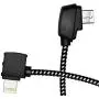 Hanatora 3.66 Inch Micro AB to iOS Remote Controller Cable for DJI Mavic Mini/Mavic 2 Pro Zoom/Mavic Air/Mavic Pro Platinum, Cell Phone OTG Nylon Braided Data Cord Accessories(iOS Connector) Hanatora 3.66 Inch Micro AB to iOS Remote Controller Cable for DJI Mavic Mini/Mavic 2 Pro Zoom/Mavic Air/Mavic Pro Platinum, Cell Phone OTG Nylon Braided Data Cord Accessories(iOS Connector)