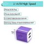 USB Wall Charger,Charging Adapter 3-Pack 2.1A Dual Port USB Wall Plug Block Travel Charger Heads Cube Compatible iPhone 11 Pro Xs XR Xs Max X 8 7 6 Plus,Samsung S20 S20+ S10e S10 Note 9,Android Phone