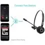 Golvery Bluetooth Office Headset with Boom Mic, Wireless CVC6.0 Noice Cancelling Headset with Charging Cradle, Supports Mute Function, Multi Point, 17 Hours Talking Time for PC Skype Cell Phone Golvery Bluetooth Office Headset with Boom Mic, Wireless CVC6.0 Noice Cancelling Headset with Charging Cradle, Supports Mute Function, Multi Point, 17 Hours Talking Time for PC Skype Cell Phone