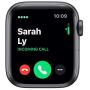 Apple Watch Series 5 (GPS + Cellular, 40MM) - Space Gray Aluminum Case with Black Sport Band (Renewed)