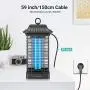 Sahara Sailor Mosquito Zappers with Metal Housing, Outdoor Rainproof Insect Killer, Mosquito lamp, Light-Emitting Flying Insect Trap (Square) Sahara Sailor Mosquito Zappers with Metal Housing, Outdoor Rainproof Insect Killer, Mosquito lamp, Light-Emitting Flying Insect Trap (Square)