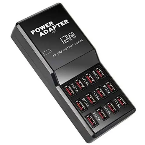 Multi Port USB Charger,12-Port 60W/12A Desktop USB Charging Station,Multi-Function USB Smart Charger,Multi-Port USB hub,Fast Charging for Smartphones,Tables,and More Devices Multi Port USB Charger,12-Port 60W/12A Desktop USB Charging Station,Multi-Function USB Smart Charger,Multi-Port USB hub,Fast Charging for Smartphones,Tables,and More Devices