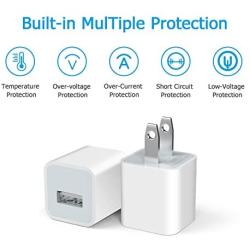 iPhone Charger, Everdigi 2 Pack USB Wall Charger Adapter Block with 2 Pack 3FT iPhone Charger Cable Cord Compatible iPhone 11/Xs/Xs Max/XR/X /8/7/6/6S Plus SE/5S/5C, iPad and More