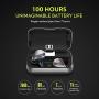 Upgraded Version True Wireless Earbuds TWS Mifo O5 Plus Bluetooth 5.0 Sport Wireless Headphones Hi-Fi Stereo Sound IPX7 Waterproof Wireless Earbuds for iPhone 100h Playtime with 2600mAh Charging Case