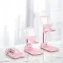 Pink Folding Phone Stand with Mirror, Adjustable Phone Holder, Stable, Portable, Compatible Mobile Phones and Tablets Pink Folding Phone Stand with Mirror, Adjustable Phone Holder, Stable, Portable, Compatible Mobile Phones and Tablets