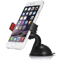 Housmile Car Phone Mount 360 Degree Rotatable Dashboard Car Phone Holder Fits Most Smartphone and Mobile Devices, Black