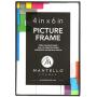 Mantello Front Loading Picture Frame 4x6 Inch, Black, 12-Pack