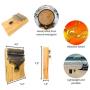 SFORZANDO Kalimba 17 Keys Thumb Piano with Instrument Guide and Accessories, Portable Mbira Finger Piano for Kids and Adult Beginners