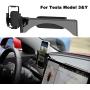 Car Cellphone Mount for Tesla Model 3 Model Y Monitor Fixed Clip Safety Cell Phone Holder Stand (Silence) Upgrade Silicone (All Screen Phone Holder)