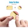Mount Metal Plate with Adhesive for Magnetic Cradle-Less Mount -X4 Pack 2 Rectangle and 2 Round (Compatible with WizGear mounts) (Rose Gold)