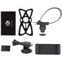 CamKix UTV Side by Side Roll Bar Phone Mount Compatible with Polaris RZR, General, Ranger and Most Other UTV Brands - Holds Smartphones, GoPro, Other Action Cams - Phone Holder Clip, GoPro Mount Incl