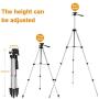 Phone Tripod with Wireless Remote, Eocean 50inch Universal Tripod for Cellphone, Gopro and Camera with Universal Phone Mount Holder, Compatible with iPhone 11 Pro Max/Galaxy Note 9/S9/Google (Silver)
