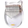 TREELF TF-17C 17 keys Kalimba Acrylic Thumb Piano 17 Keys Mbira Transparent Keyboard Instrument