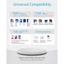 Anker Wireless Charger, PowerWave Pad 10W Max Qi-Certified Fast Charging for iPhone SE, 11, 11 Pro, 11 Pro Max, Xs Max, XR, XS, X, 8, 8 Plus, AirPods, Galaxy S20 S10 S9 S8, Note 10 9 8 (No AC Adapter)
