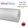 Tear Away Stabilizer for Embroidery by SewArtsy - 1.8 Oz Medium Weight Roll 12" x 50 yd - Bulk Tearaway Backing - Machine or Hand Designs Hoop Stabilizers and Professional Supply Rolls