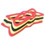 GFDesign MTB Cycling Bike Bicycle Silicone Band Rubber Elastic Phone Mount Holder Protection Strap Fit Universal Bicycle Motorcycle Handlebar Roll Bar Mount for Smartphone - Set of 5 (Multi Colors)
