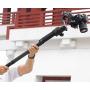 USKEYVISION Extension Pole, Carbon Fiber Extension Monopod Rod, Rod Extendable Stick 1/4 3/8 Thread Compatible for DJI Ronin S Moza Air Cross FeiyuTech AK4000 Zhiyun Crane 2 Osmo Mobile