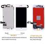 SunlerPro for iPhone 7plus White 5.5" LCD 3D Touch Digitizer Screen Replacement with Front Camera+ Earpiece+ Tools Kit+ Screen Protector iPhone LCD Screen Replacement kit