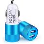 Lighter Charger Adapter, USB Car Charger, AILKIN 3.4a Fast Charging Dual Port Cargador de Carro for iPhone SE 11Pro Max 10 X XR XS Max 8 Plus 7s 6s, iPad, Samsung Galaxy S10e A10 S10 Plus S9, LG, GPS