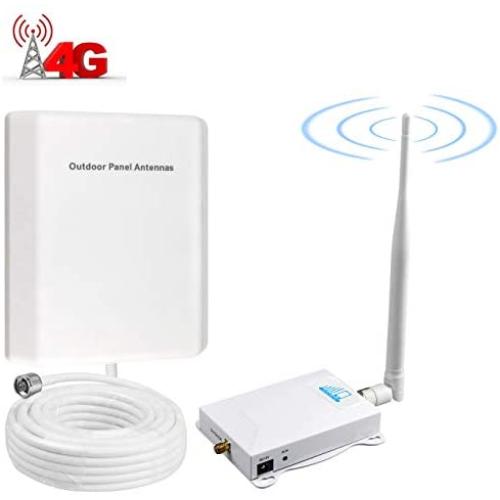 AT&T T-Mobile Signal Booster Cell Phone Signal Booster 4G LTE Cell Booster ATT HJCINTL FDD Band 12/17 High Gain Home Mobile Phone Signal Booster Amplifier Kits
