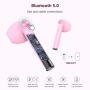 Wireless Earbuds, HSPRO Bluetooth 5.0 Earbuds Touch Control in-Ear True Wireless Headphones, 20 Hrs Playtime with Charging Case, Hi-Fi Stereo Earbuds with Built-in Mic for Sports and Work