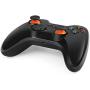 TNP Bluetooth Wireless Gaming Controller, High Performance Precision Portable BT 2.4 GHZ Cordless Gamepad Joystick for Android TV Box Tablet Phone PS3 Windows PC Steam