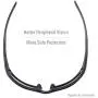Uvex by Honeywell Hypershock Safety Glasses, Black Frame with SCT-Reflect 50 Lens & Anti-Scratch Hardcoat (S2943)