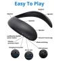 Neckband Portable Bluetooth Speakers, Bluedio HS Wireless Wearable Personal Body Speaker w/FM Radio/Micro SD Card, Lightweight Outdoor Sound Box Private Music for Cycling, Hiking, Handsfree Phone Call