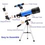 MaxUSee 70mm Refractor Telescope with Tripod & Finder Scope, Portable Telescope for Kids & Astronomy Beginners, Travel Scope with 4 Magnification eyepieces & Phone Adapter