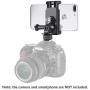 Neewer Phone Holder Camera Hot Shoe Mount Adapter Kit for GoPro Hero 7 6 5,DJI OSMO Action,iPhone X 8 7 6 Samsung Attaching on DSLR Camera or Ring Light Photography
