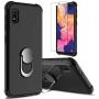 lovpec Galaxy A10e Case with Soft TPU Screen Protector, Ring Magnetic Holder Kickstand Shockproof Protective Phone Cover Case for Samsung Galaxy A10e 5.8 inches (Black)